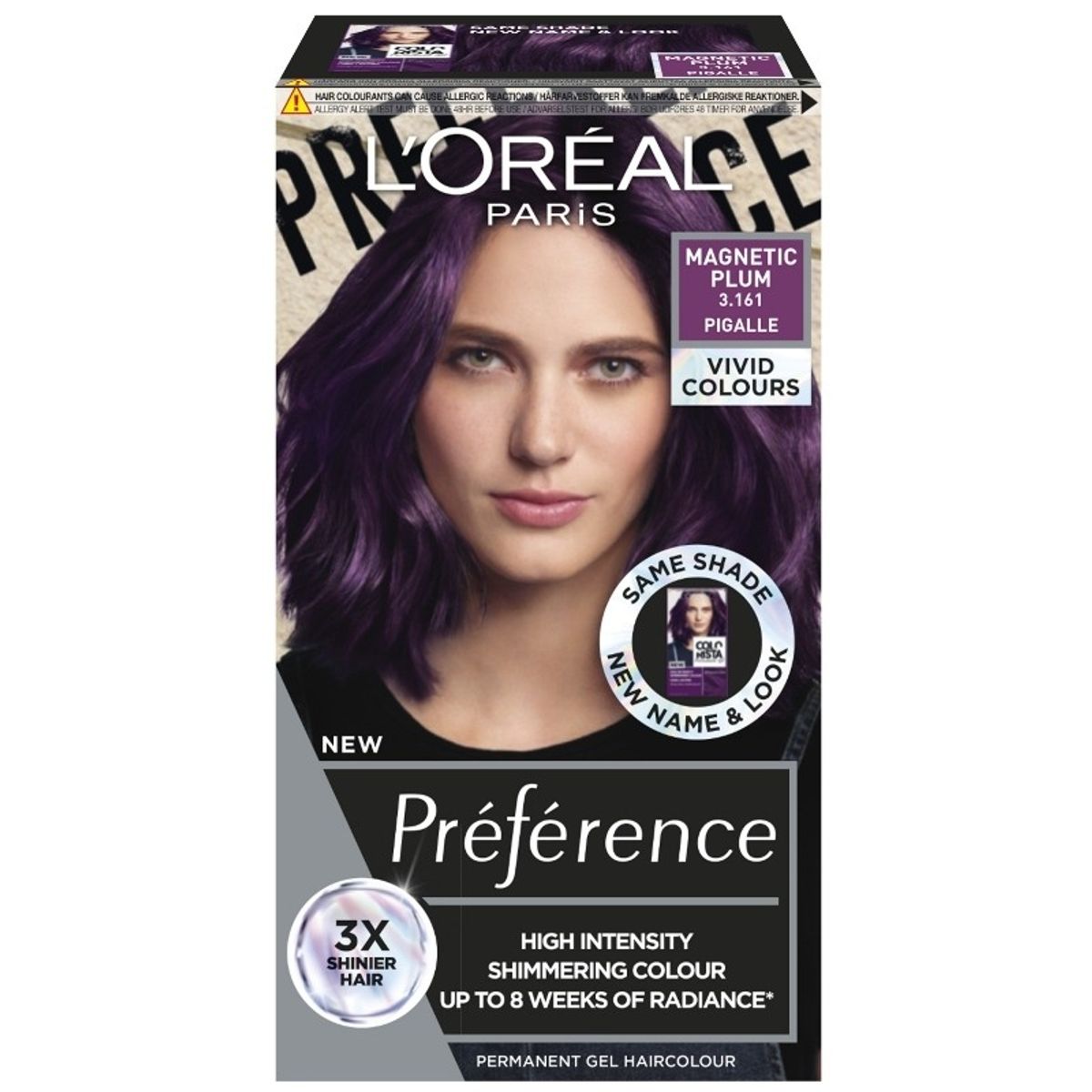 L'Oreal Paris Preference Vivid Colors - 3.161 Magnetic Plum