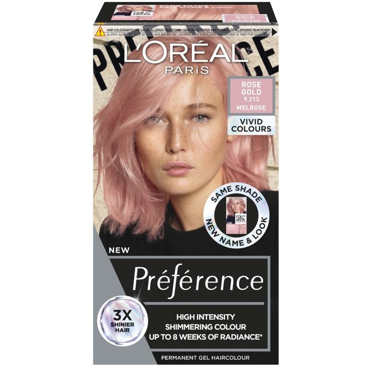 L'Oreal Paris Preference Vivid Colors - 9.213 Rose Gold