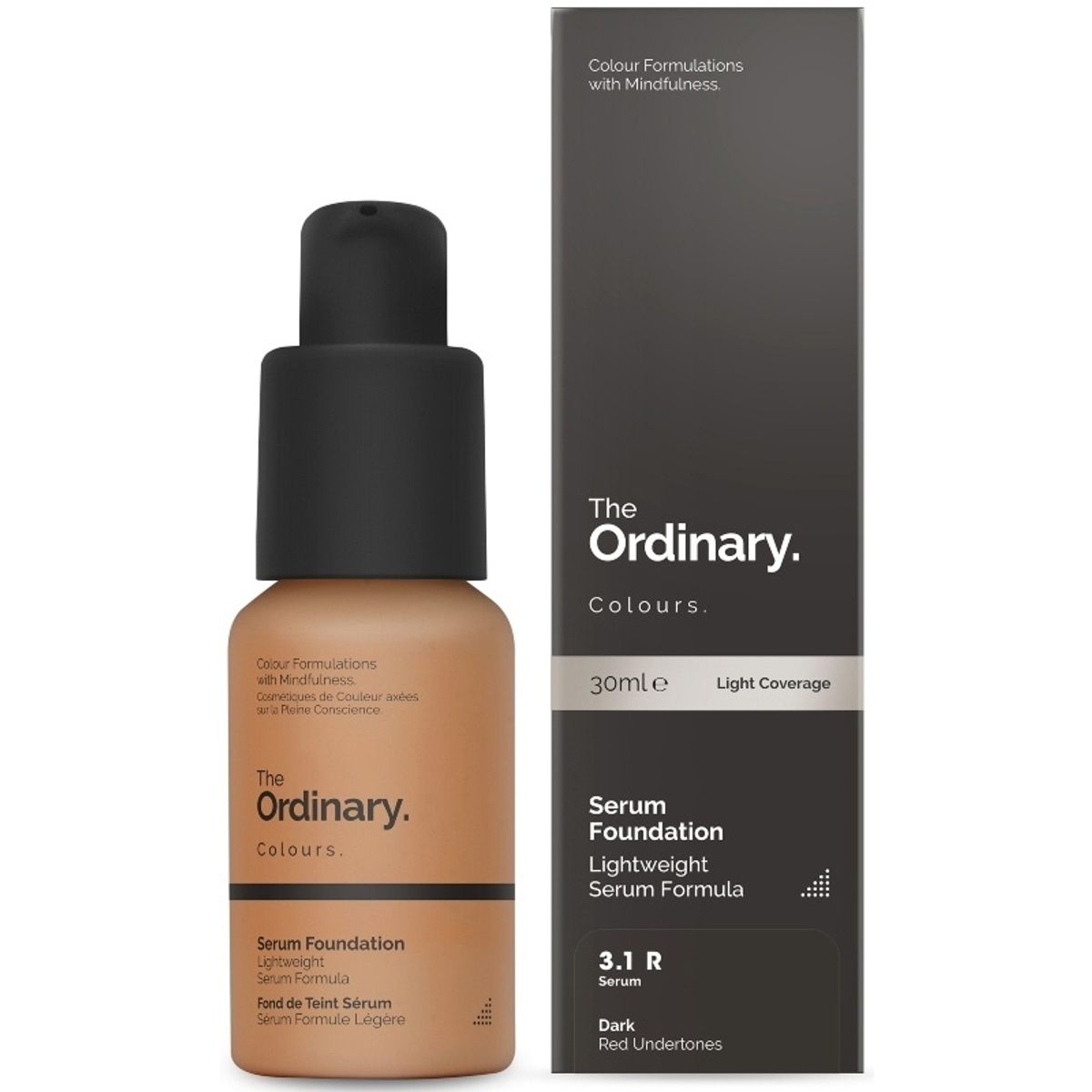 The Ordinary Serum Foundation 30 ml - 3.1 R Dark Red