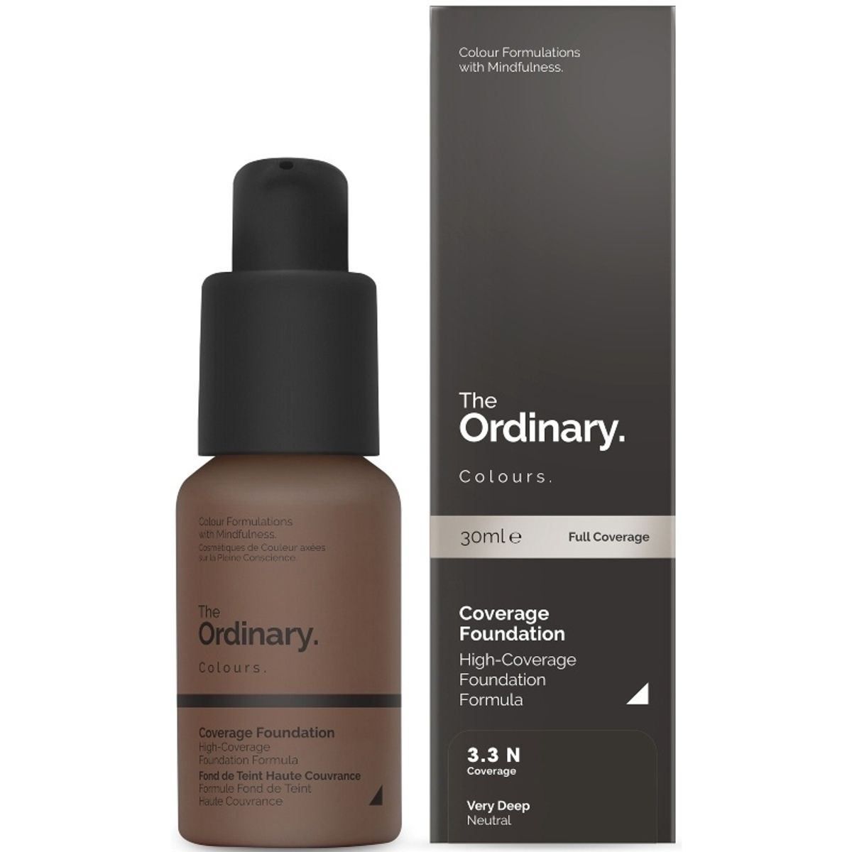 The Ordinary Coverage Foundation 30 ml - 3.3 N Very Deep Neutral