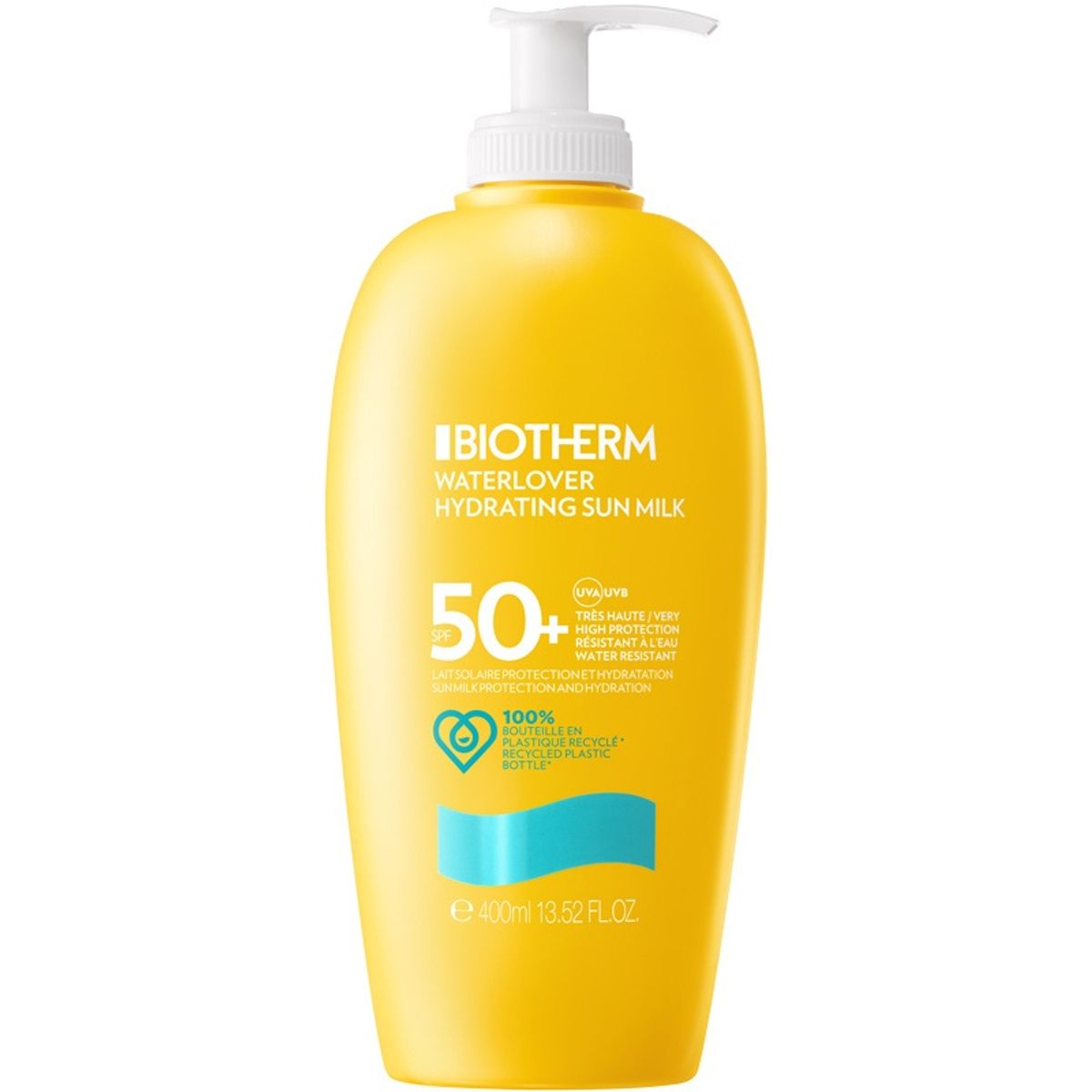 Biotherm Lait Solaire Hydratant Waterlover Hydrating Sun Milk SPF50 400 ml (Limited Edition)