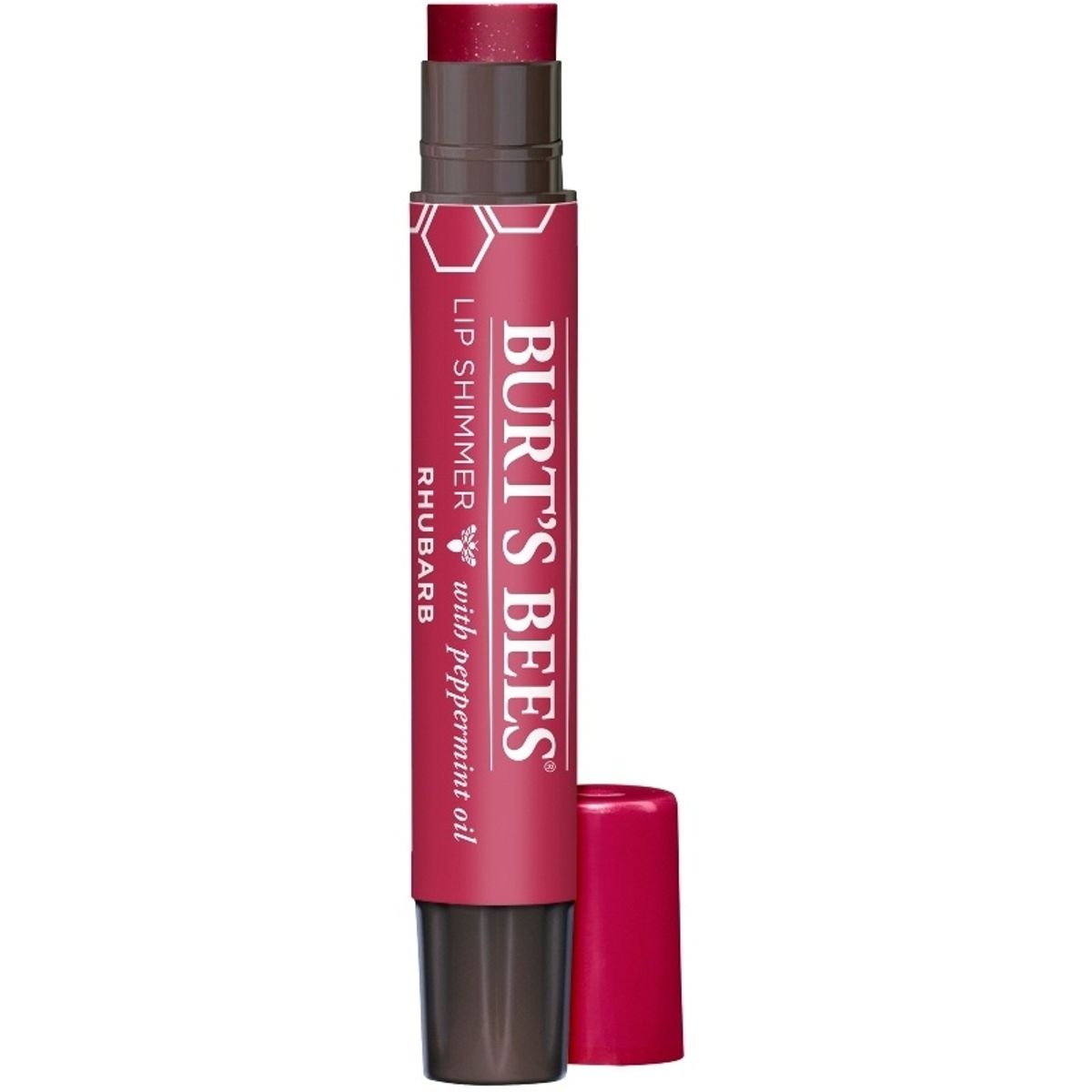 Burt's Bees Lip Shimmer 2,6 gr. - Rhubarb