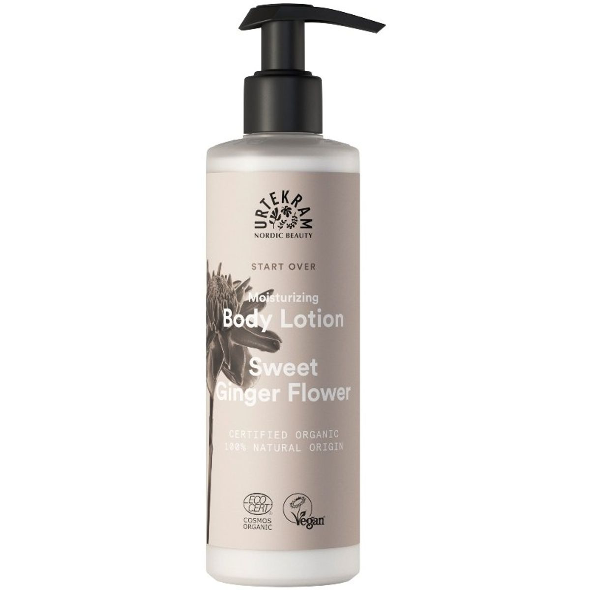 Urtekram Start Over Body Lotion Sweet Ginger Flower 245 ml