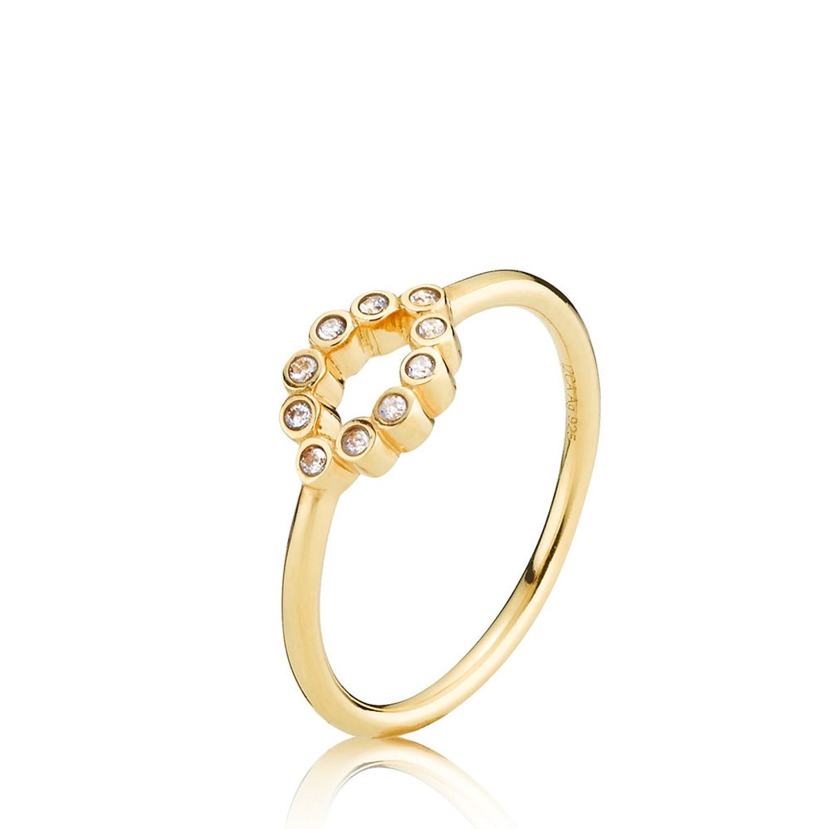 Leonora - Ring Forgyldt - 58