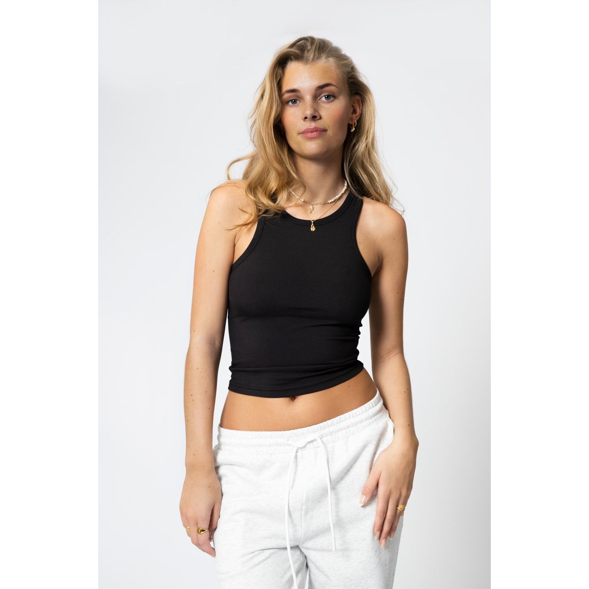 Anne Plejdrup x Sistie Tanktop i Sort - M