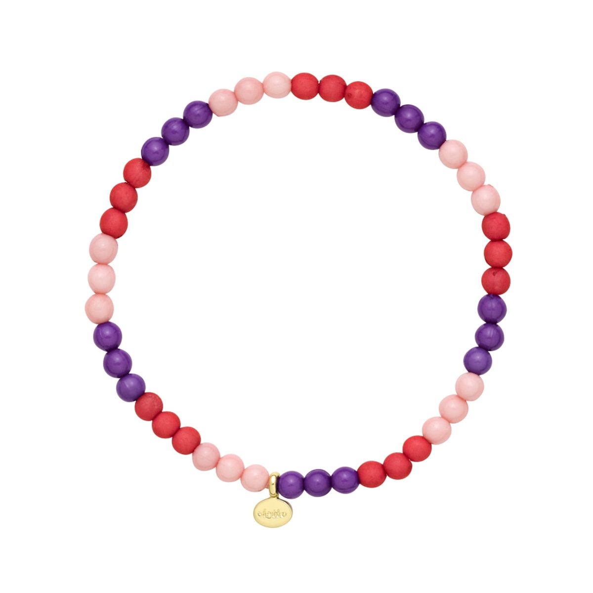 Poppy - Chunky Armbånd Pink & Lilla