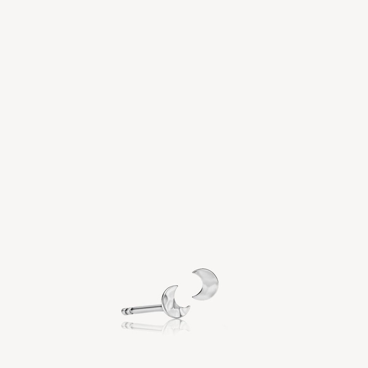 DREAM - Earring shiny rhodium pl. recycled silver - 1 par