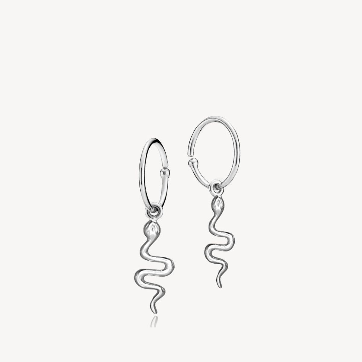 YOUNG ONE SNAKE - Earring silver - 1 par