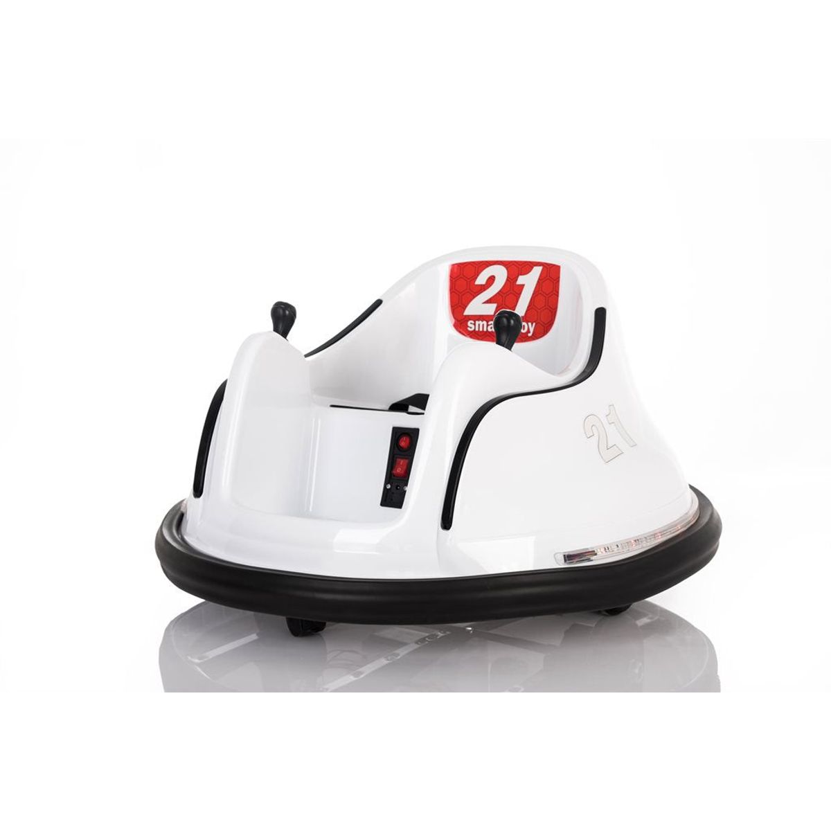 Azeno Bumper Car, hvid m. fjernbetjening