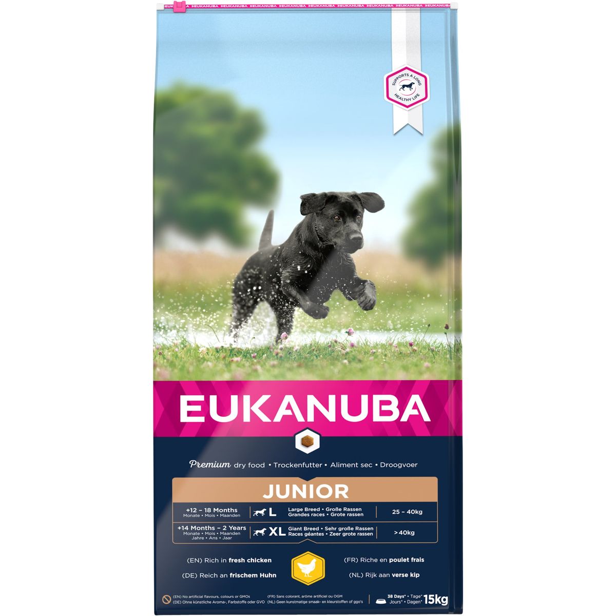 EUKANUBA - Junior Large Breed Kylling 25-40 kg.