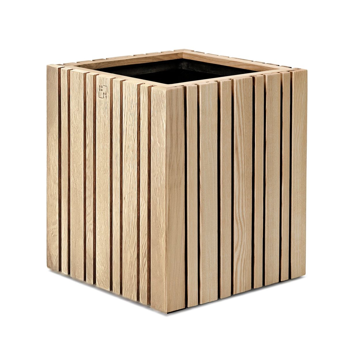 Squarely Copenhagen - GrowMORE plantekasse 35x35 cm, 4 farver - Ask natur