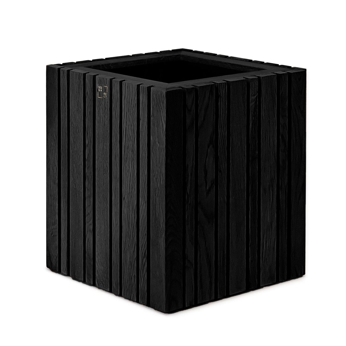 Squarely Copenhagen - GrowMORE plantekasse 35x35 cm, Sort Ask - Sort Ask