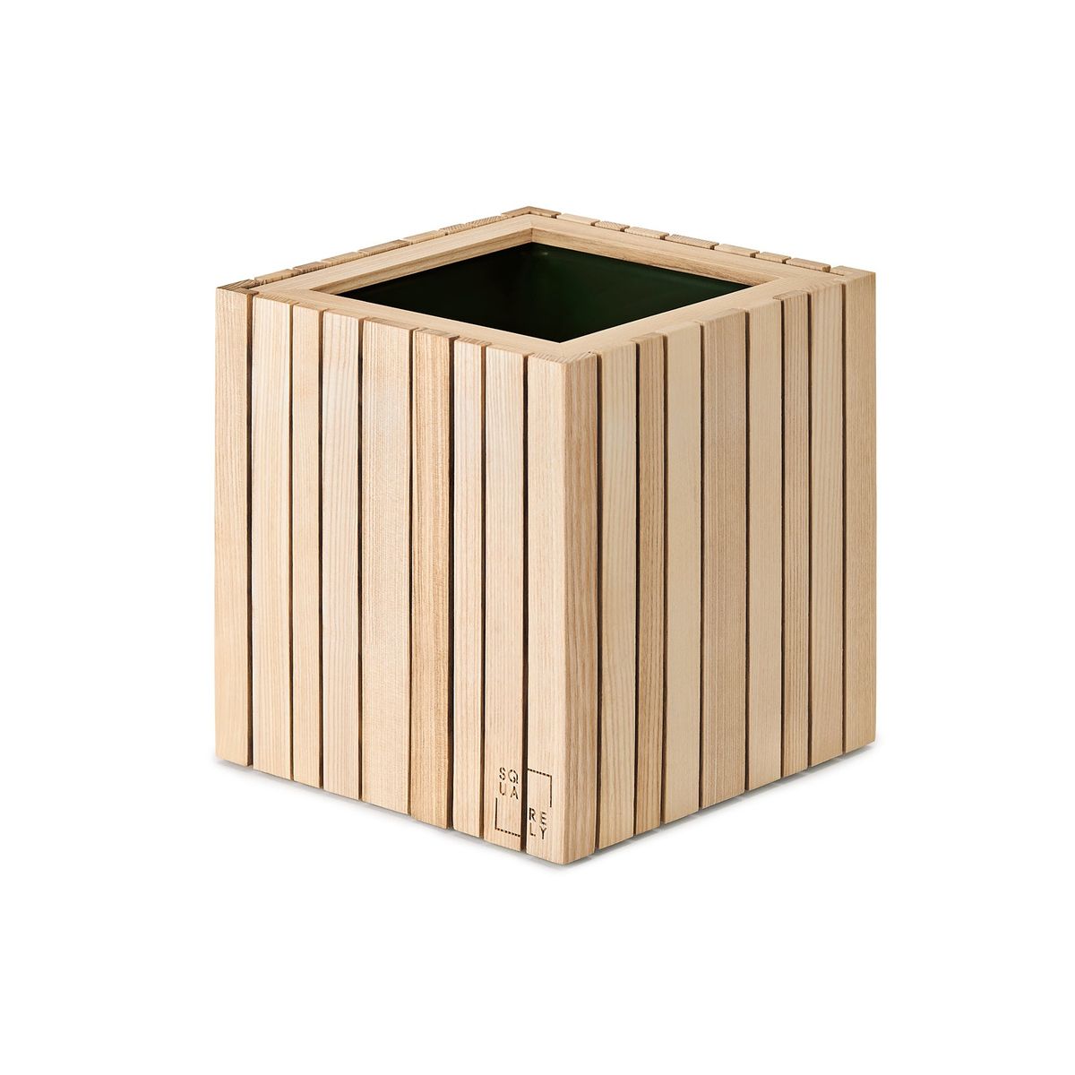 Squarely Copenhagen - GrowON plantekasse 22x22 cm, Natur Ask - Ask natur