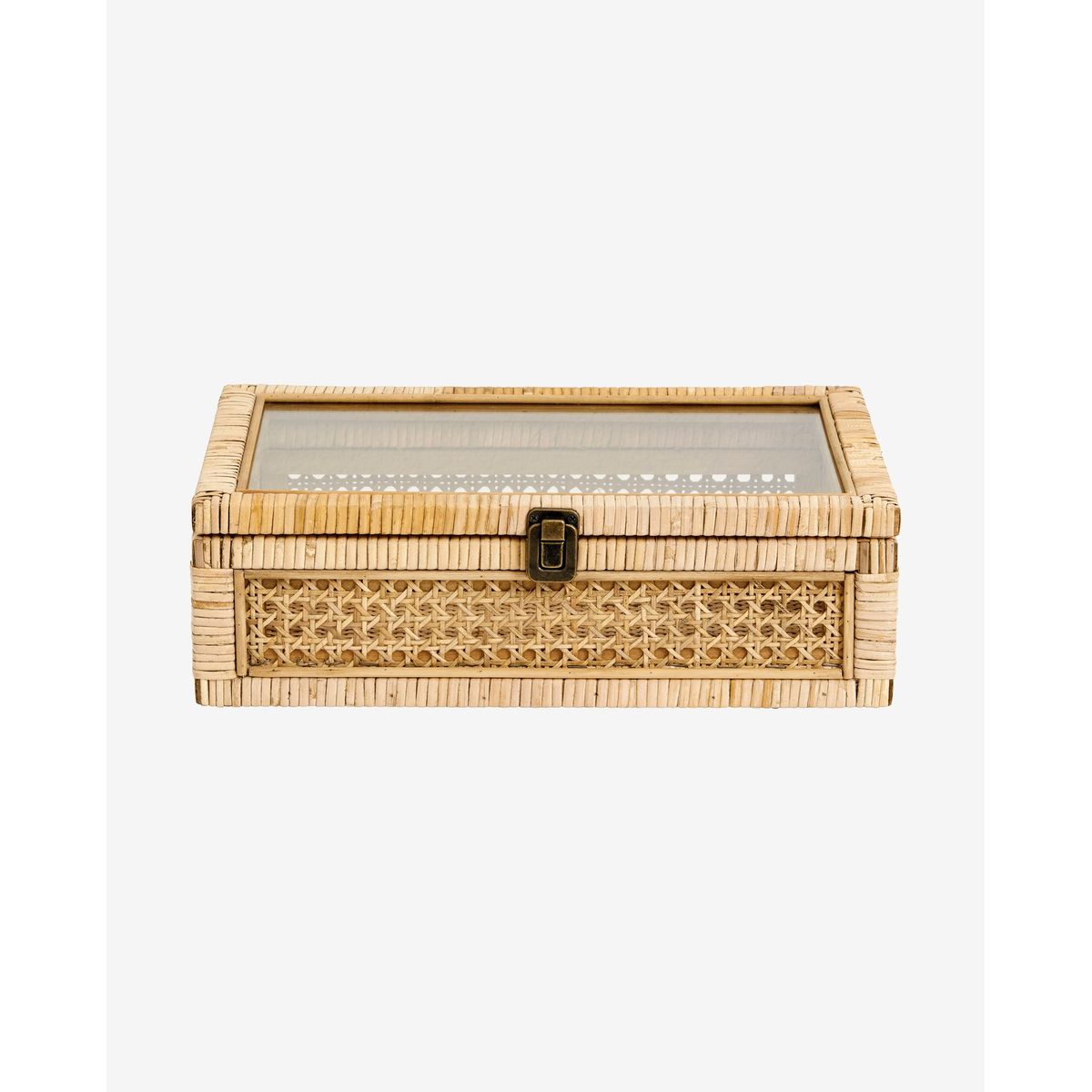 Nordal - CASE, opbevaringsboks, rattan,24x37x11cm