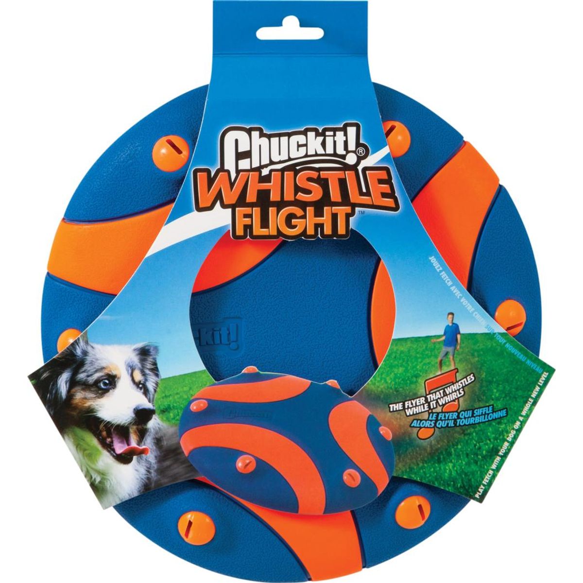 CHUCKIT - Whistle Flight, fløjte frisbee