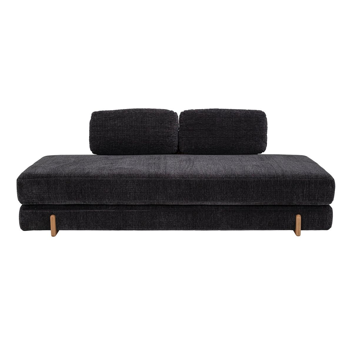 Bloomingville - Groove Daybed, mørk, Polyester, B:85cm, H:43cm, L:202cm