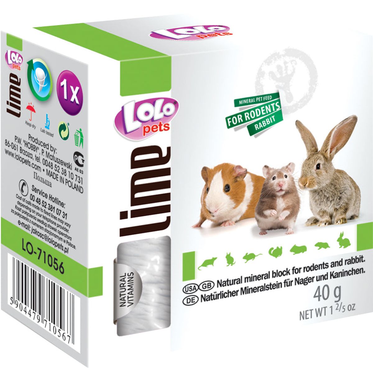 Lolo Pets - Gnaversten Natural 40 g