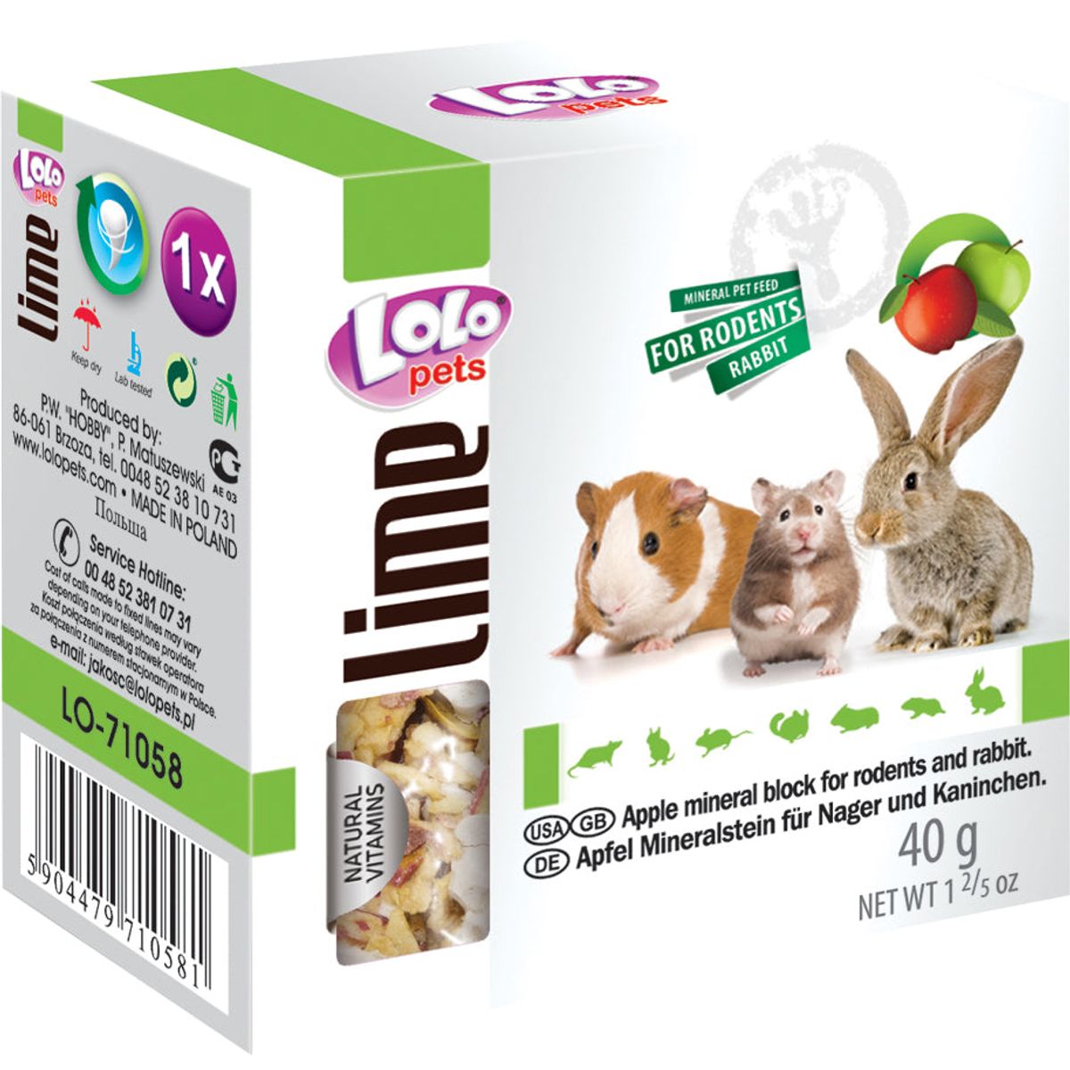 Lolo Pets - Gnaversten æble 40 g