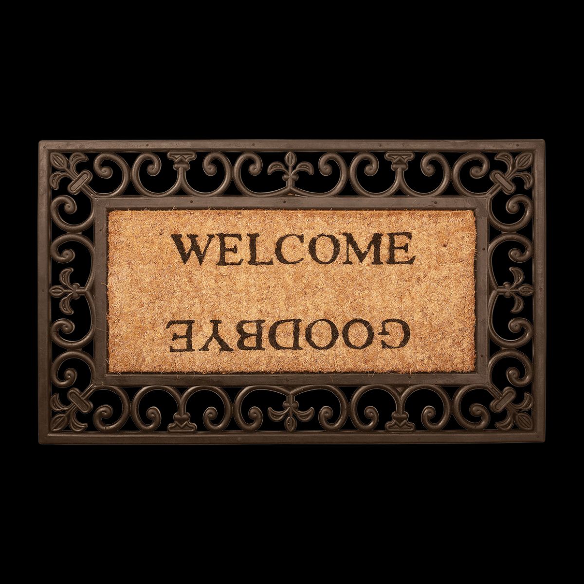 Esschert Design - Dørmåtte Welcome/Goodbye 76 x 45 cm