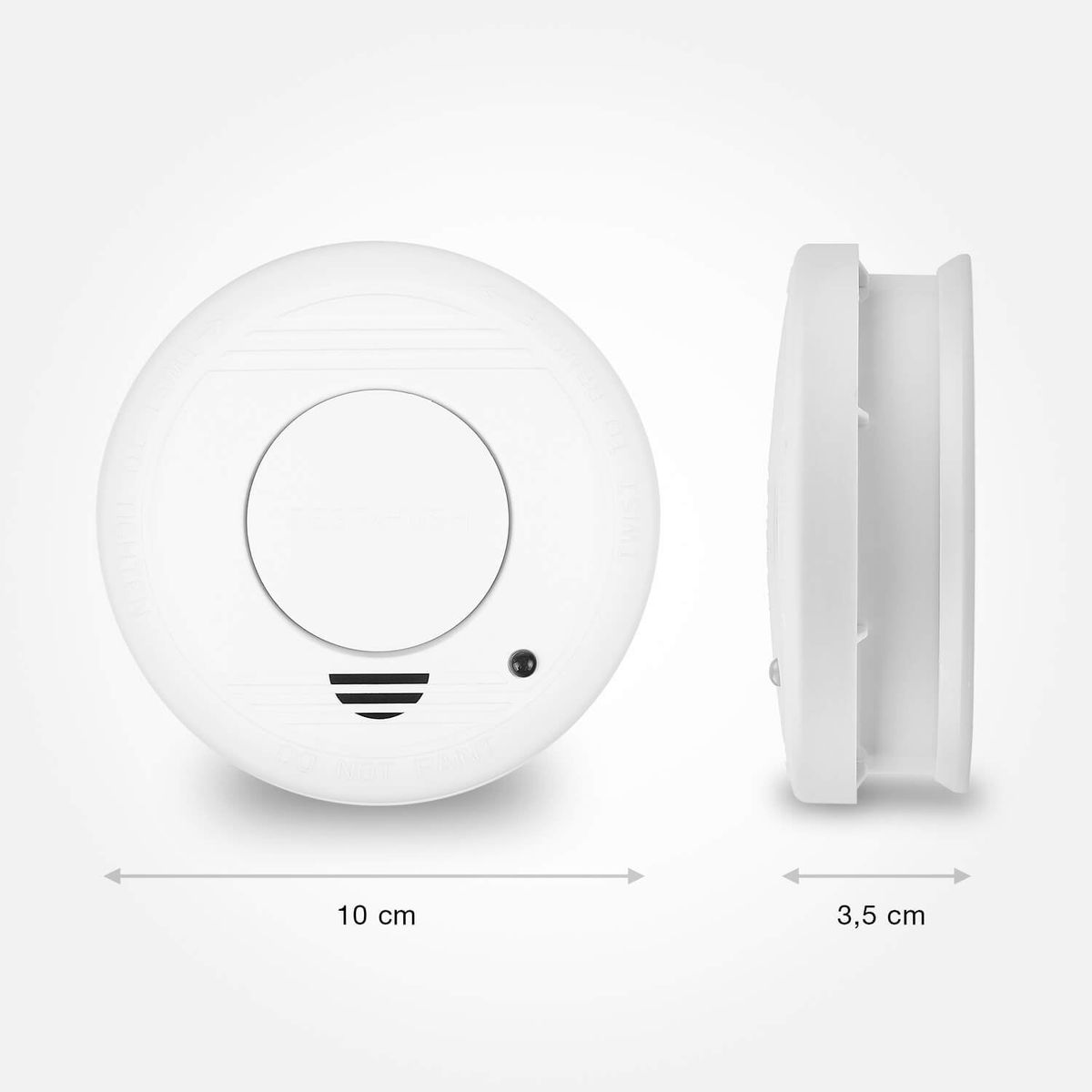 Smartwares - Røgalarm - 1 stk. hvid, Ø10 cm