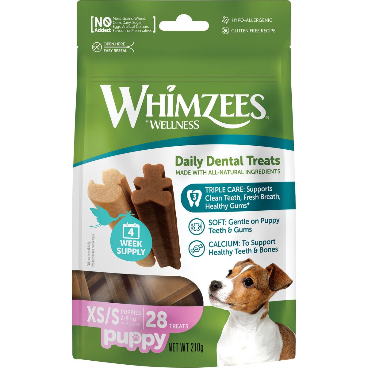 Whimzees - Puppy Chew XS/S til små hvalpe - 28 stk.