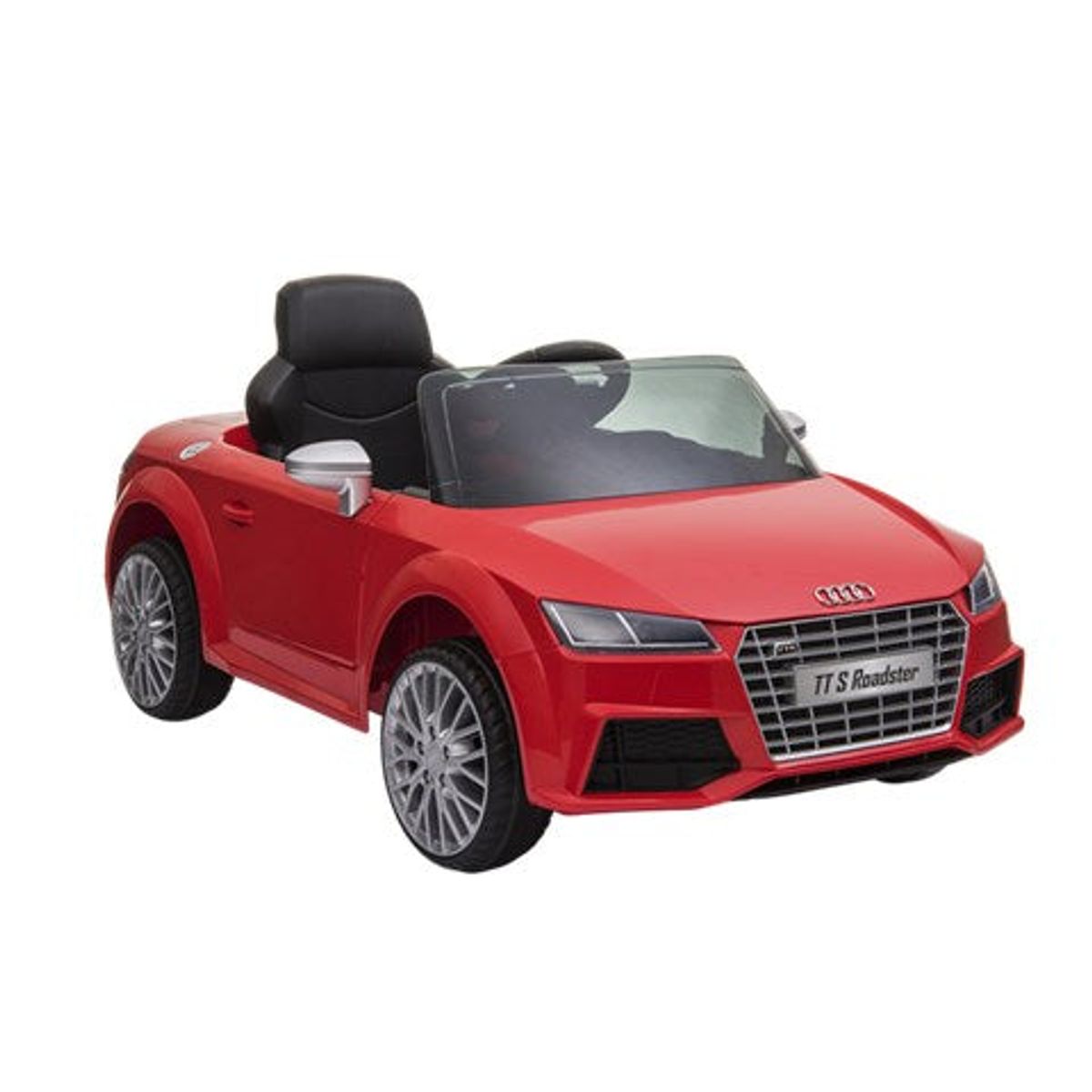 Nordic Play - Elbil Audi TTS Roadster 12V med gummihjul, Nordic Play - Speed rød, fra 3-8 år