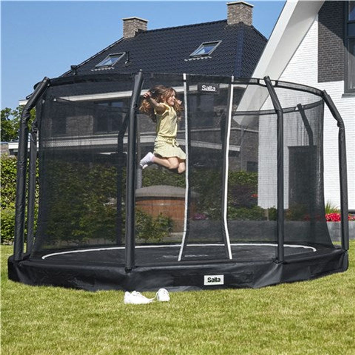 Salta Trampolin Premium Ground Ø305 cm inkl. sikkerhedsnet