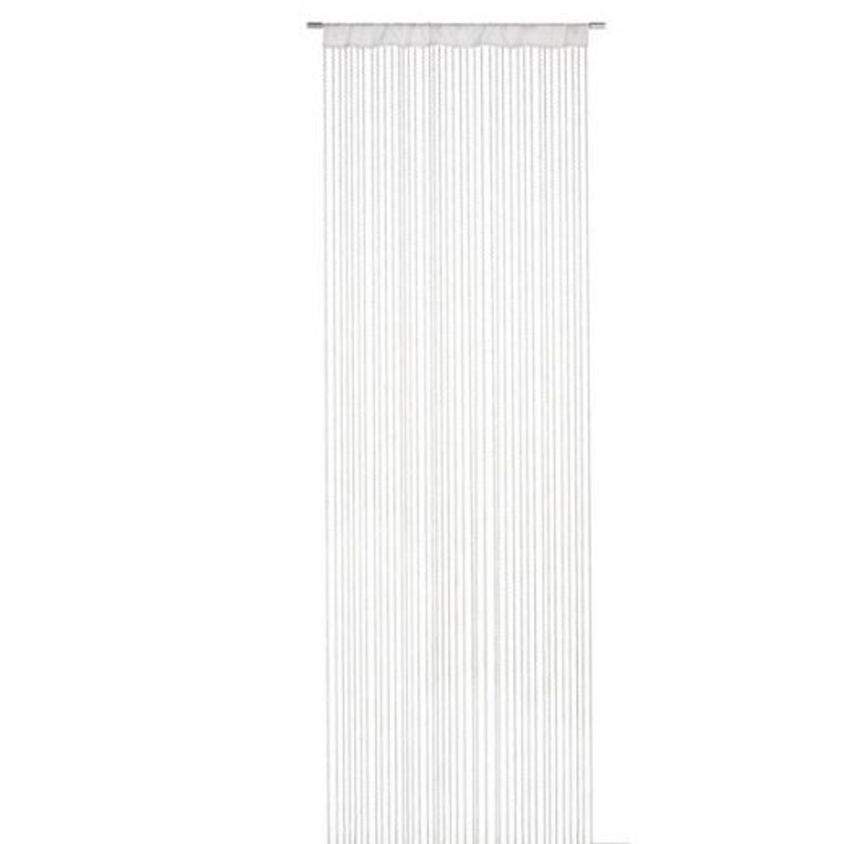 Flueforhæng Charleston 90x250 cm - hvid