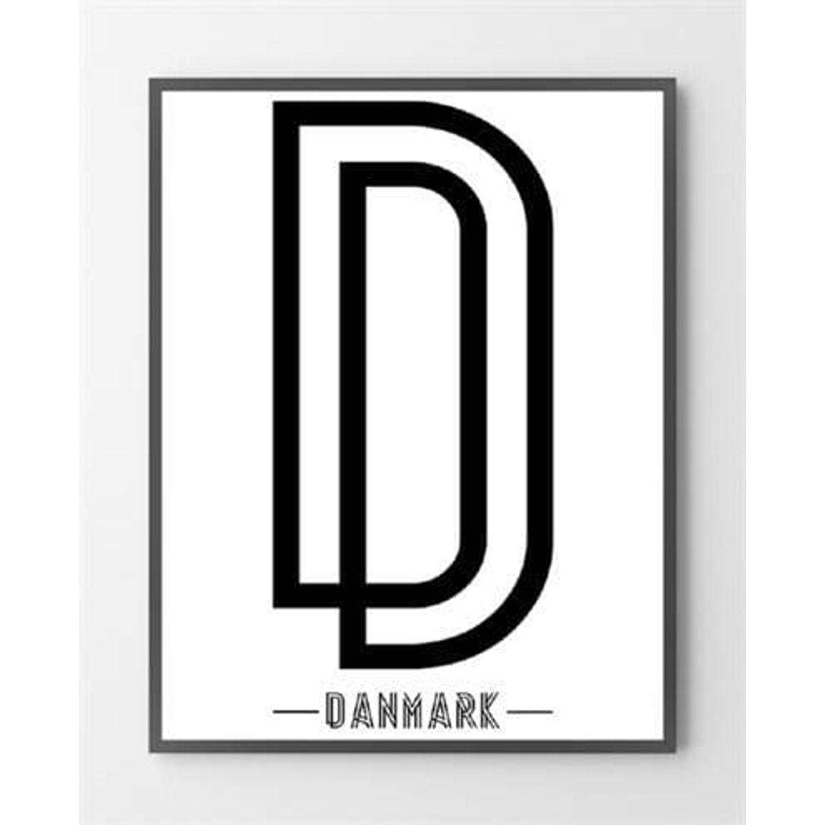 Danmark - Plakat - 50x70 cm.