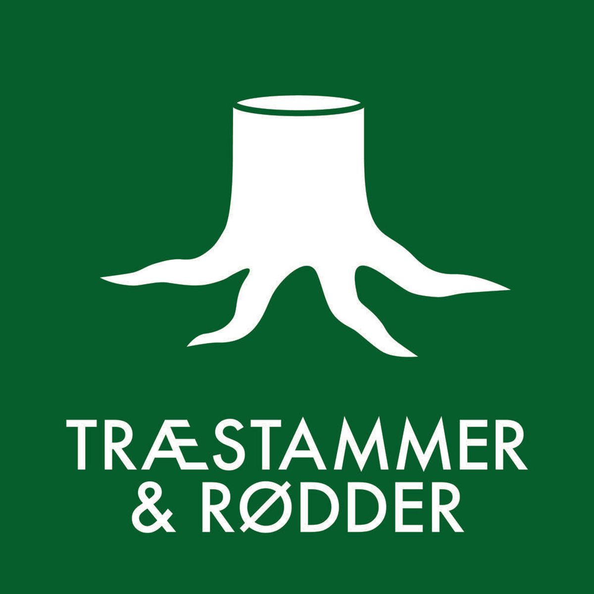 Affaldssortering - Træstammer & Rødder