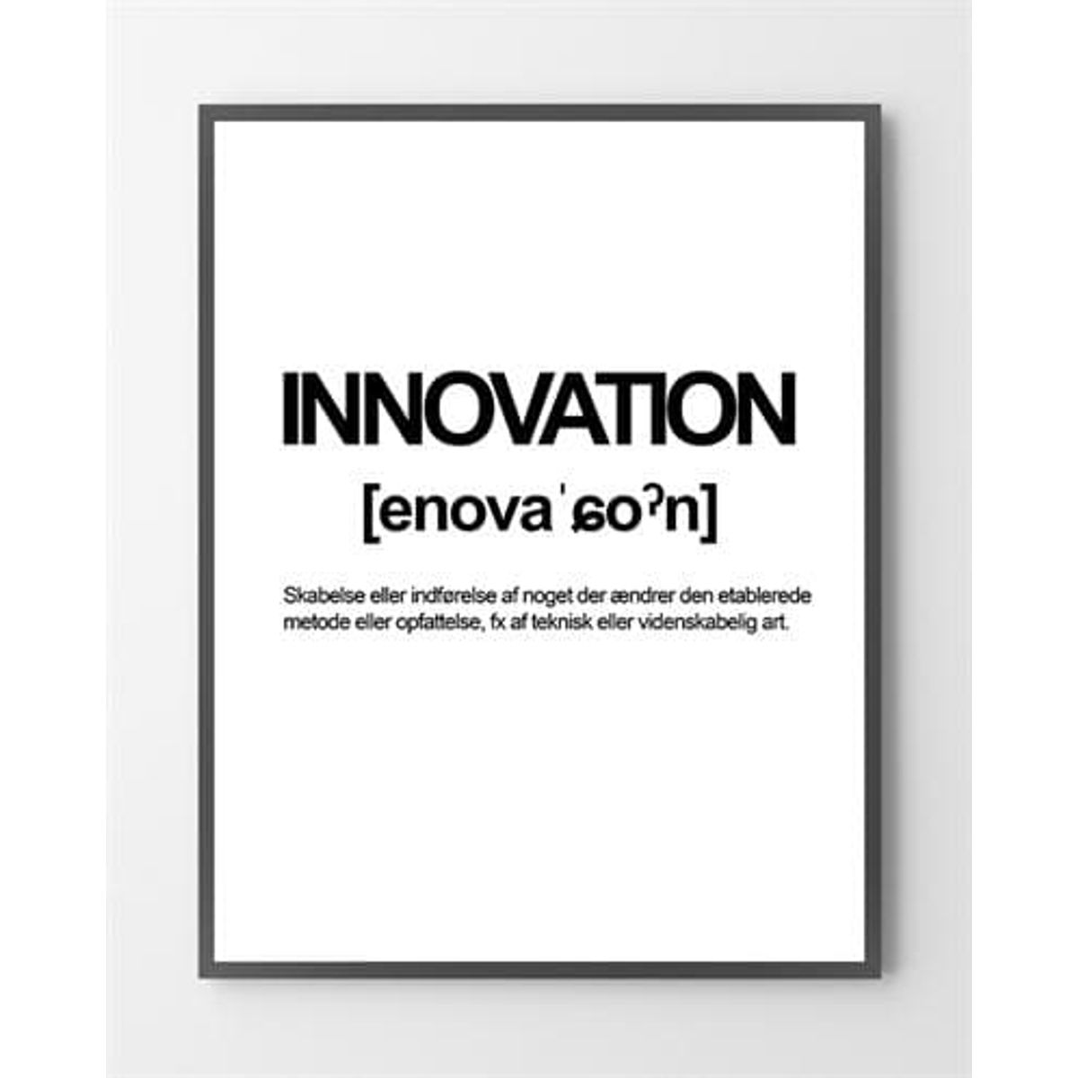 Design plakater - Innovation - 30x40 cm.