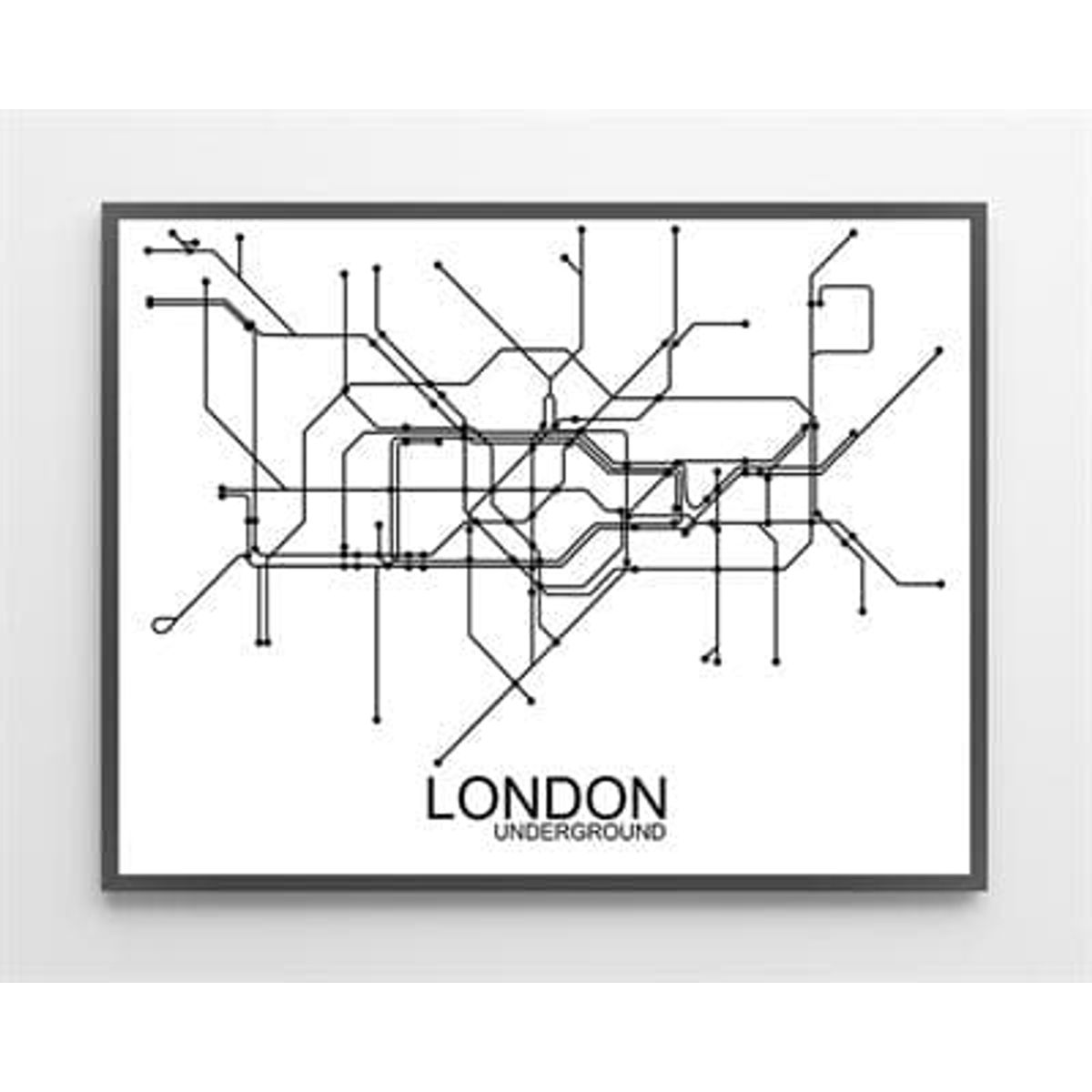 Grafiske plakater - London Underground - 50x70 cm.