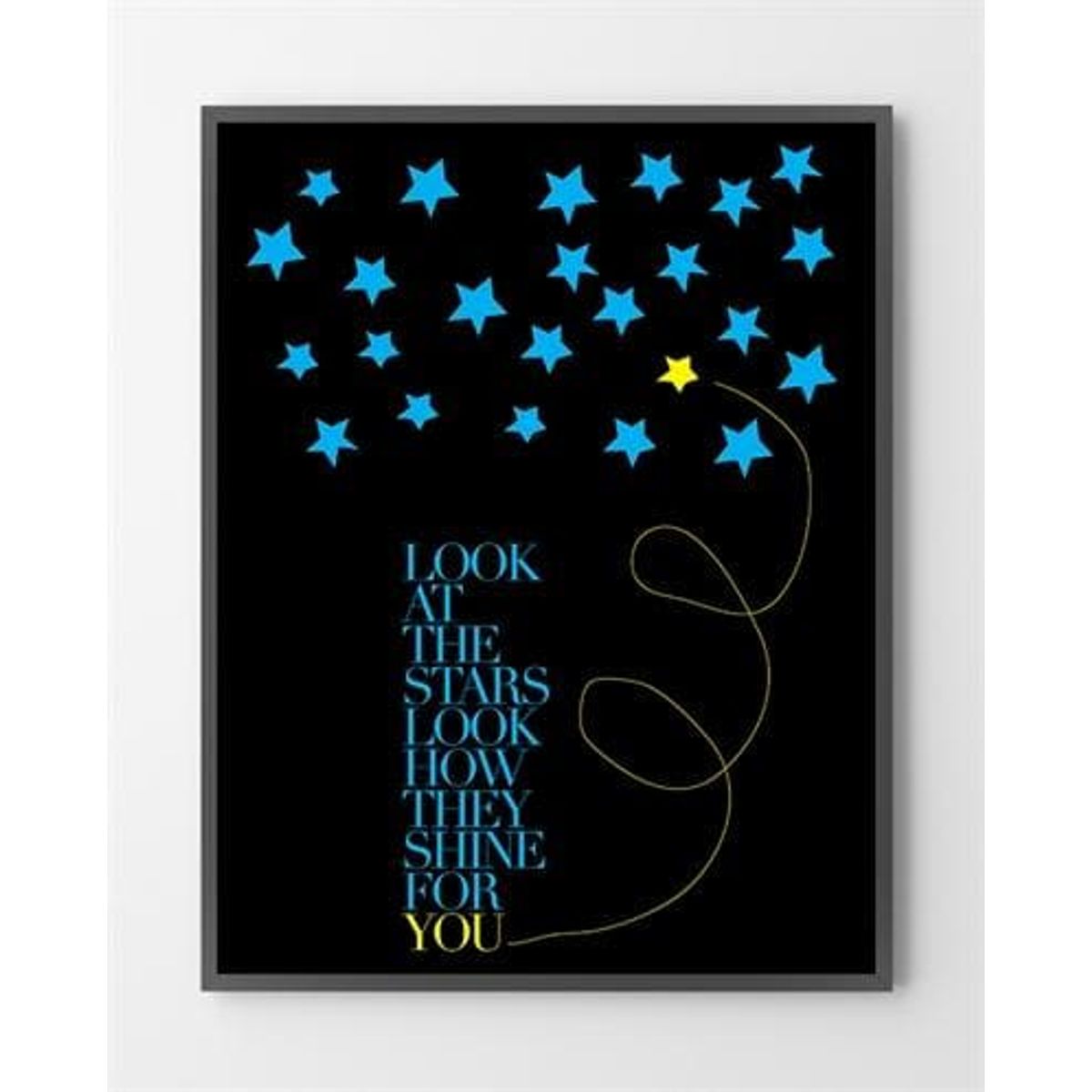 Køb plakater online - Look at the stars - 30x40 cm.