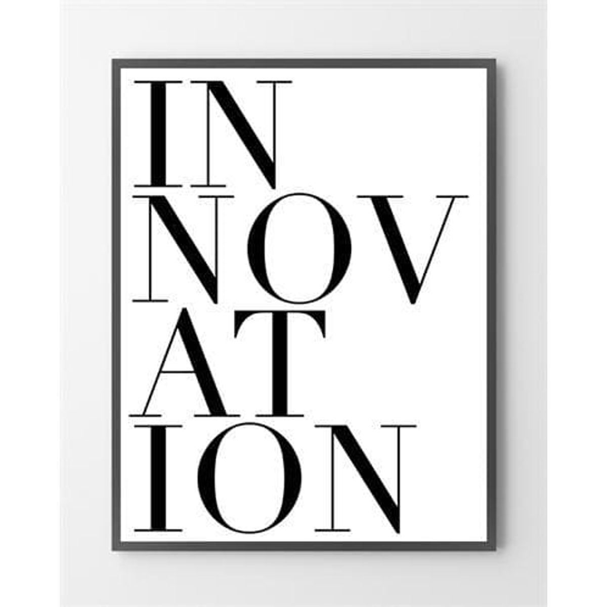 Plakat poster - Innovation - 40x50 cm.