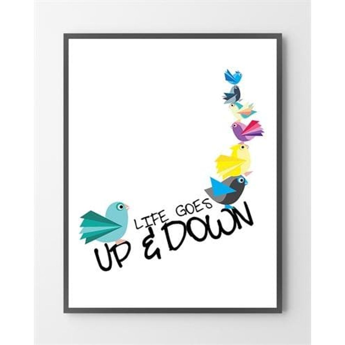 Plakat - Up And Down - 30x40 cm.