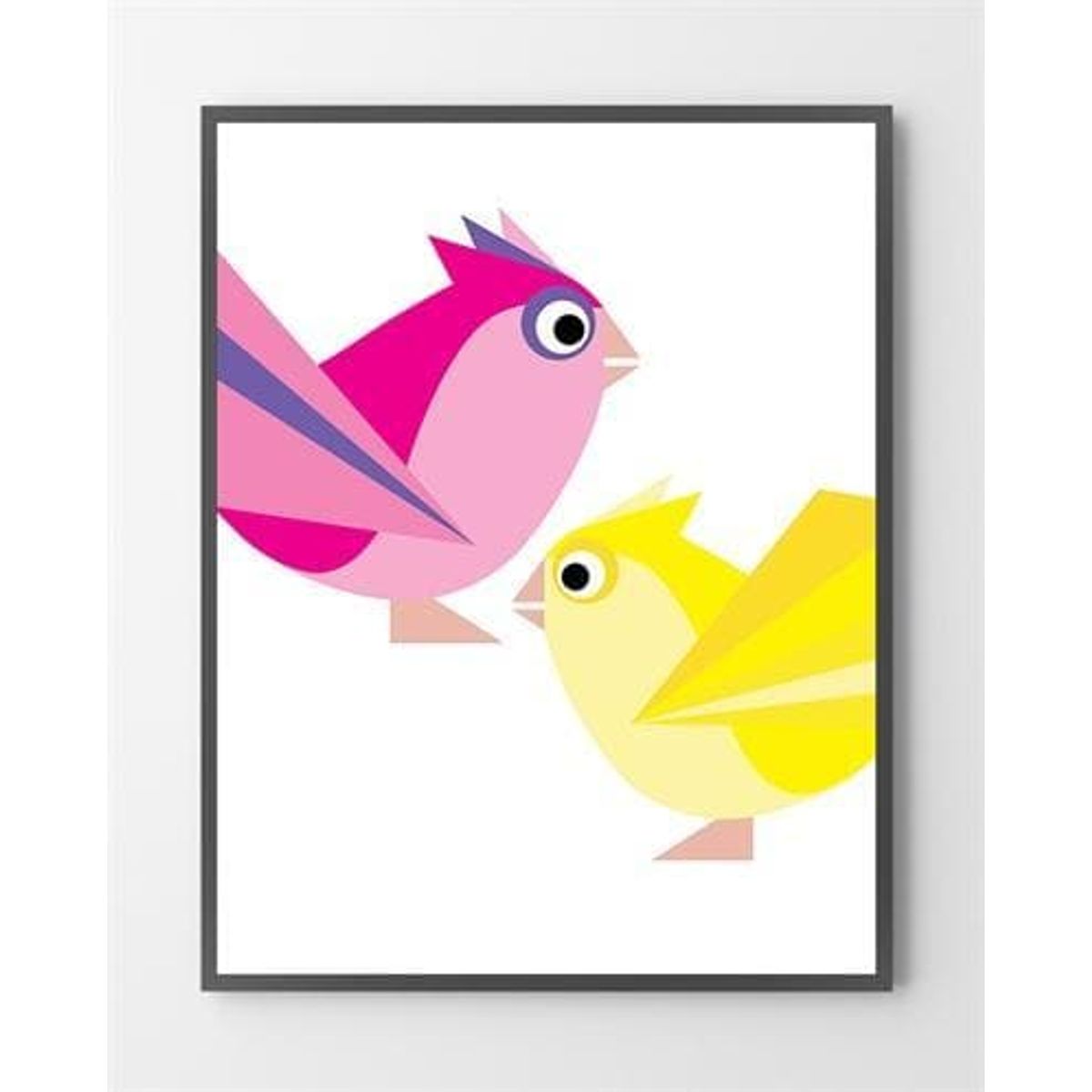 Plakater online - Pink par Birdy - 30x40 cm.