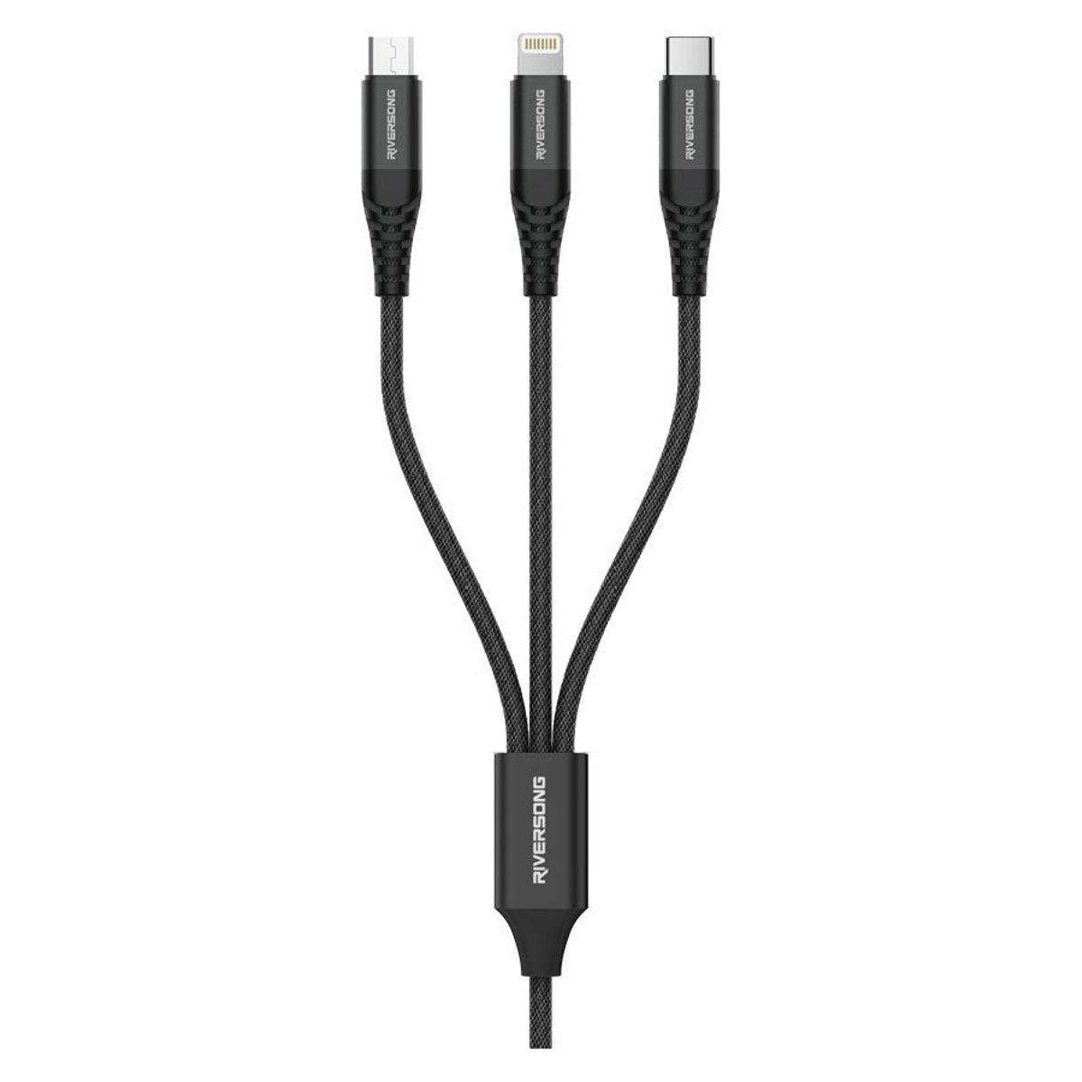 Riversong Infinity, USB-A 3-i-1 kabel, 1m