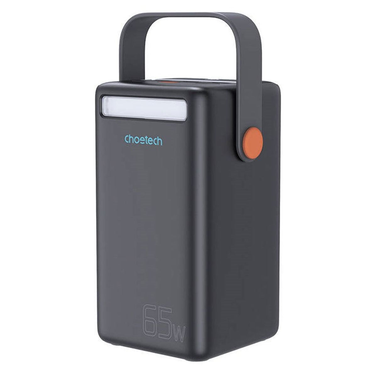 Choetech 50.000 mAh powerbank, 65W USB-C PD, Sort