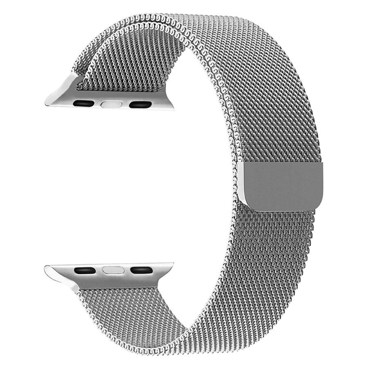 Lippa Apple Watch rustfri stål rem 42/44/45/49, Sølv