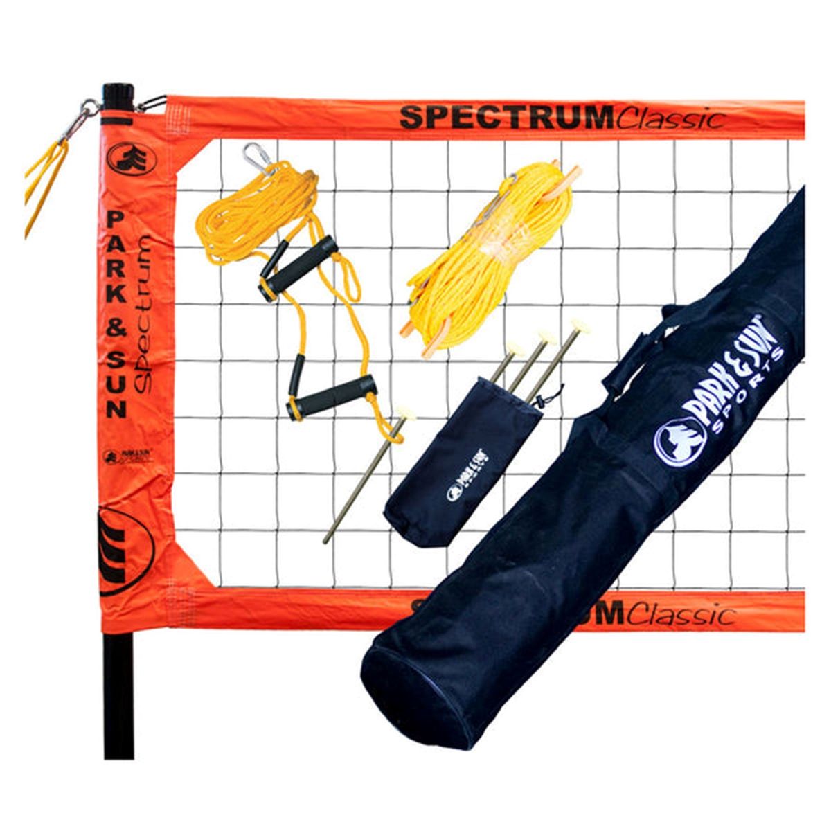 Park & Sun Spectrum Classic Beachvolley Net, Orange