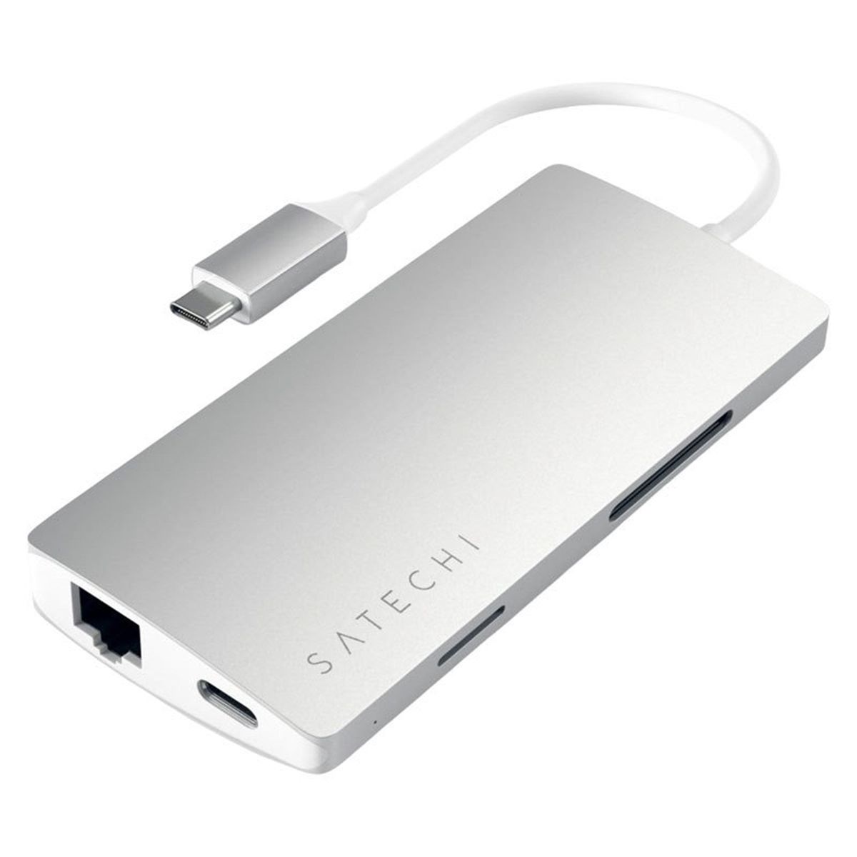 Satechi USB-C Multi-Port Adapter 4K HDMI V2, Sølv