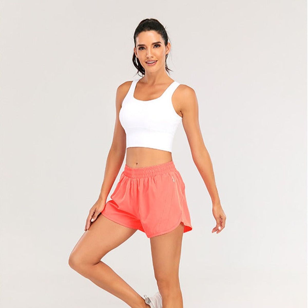 Nordic-wellness Fitness Shorts - Coral Pink - M