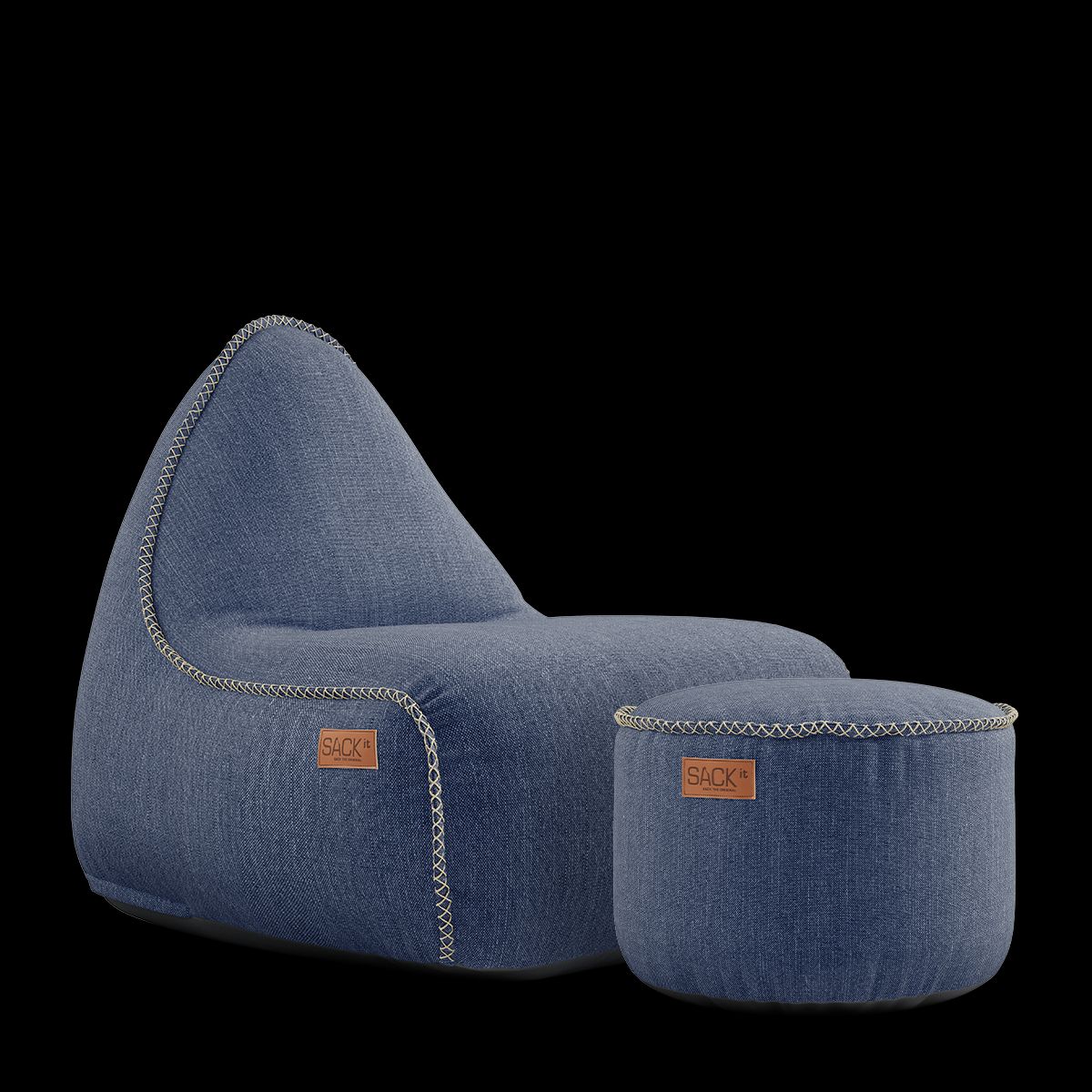 Cobana Lounge Chair & Pouf