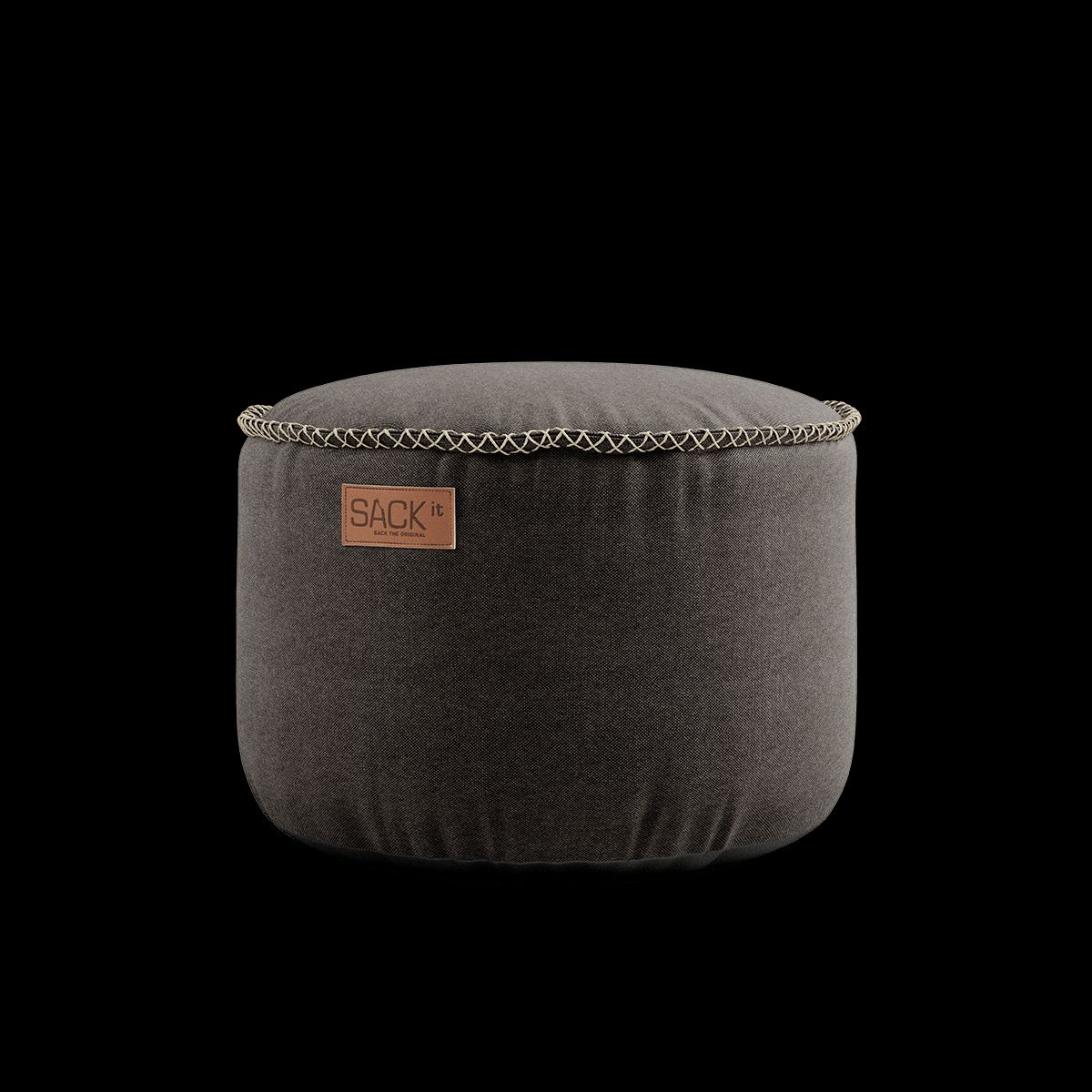 Canvas Pouf