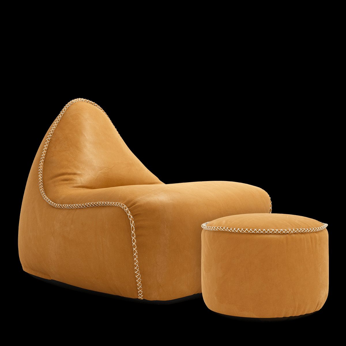 Luna Lounge Chair & Pouf