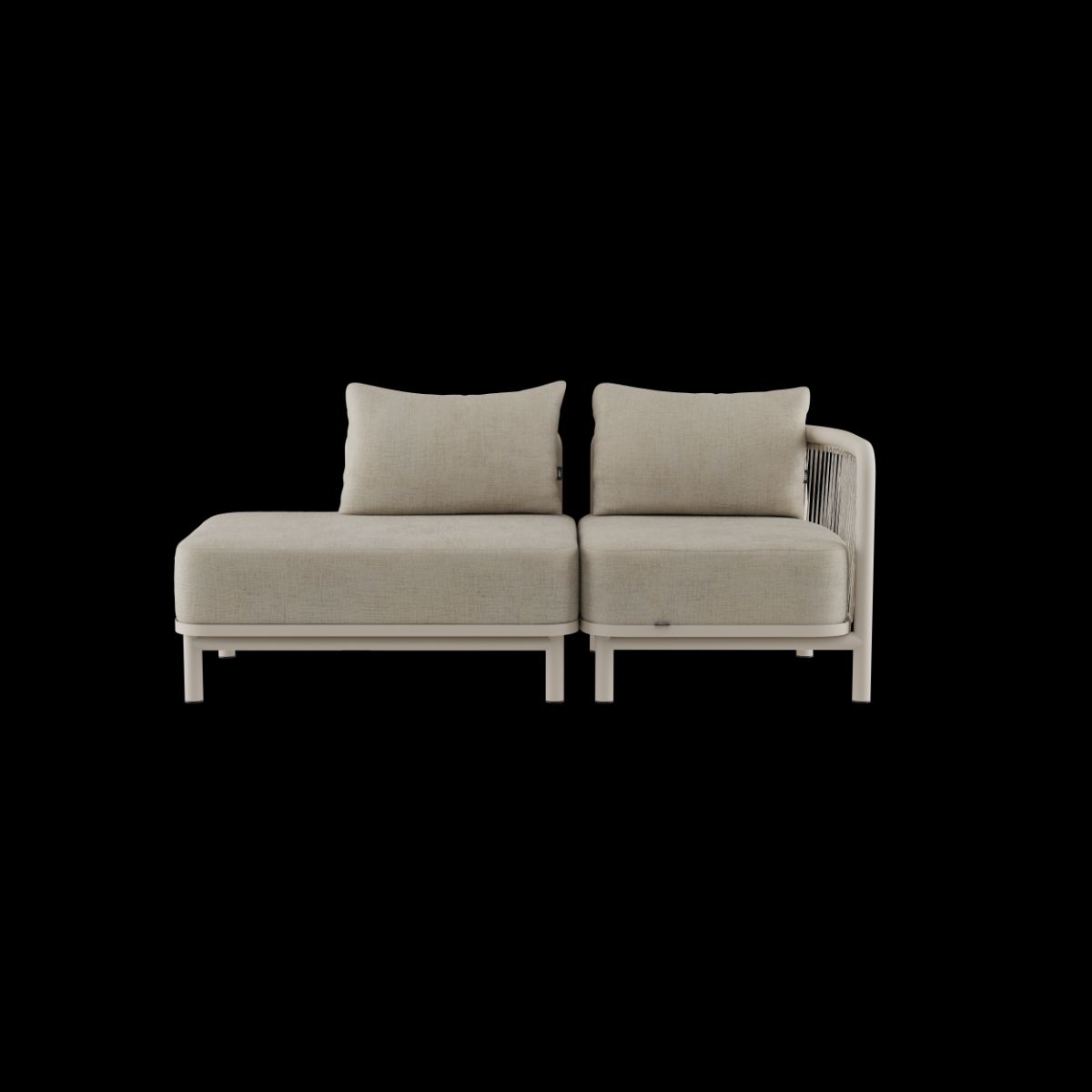 Kirra Lounge Sofa - 2 seater w/ open end