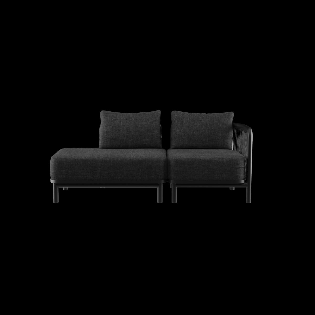 Kirra Lounge Sofa - 2 seater w/ open end