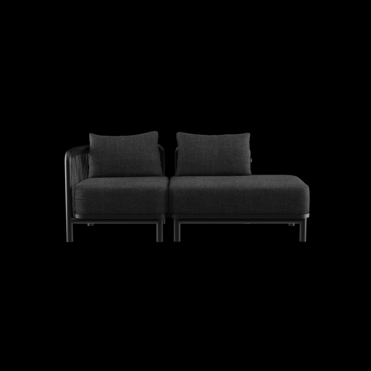 Kirra Lounge Sofa - 2 seater w/ open end