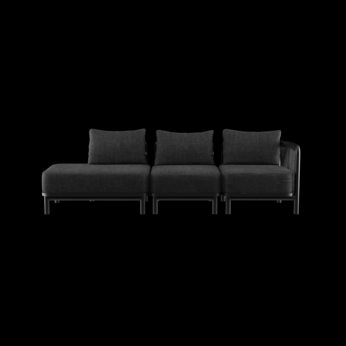 Kirra Lounge Sofa - 3 seater w/ open end