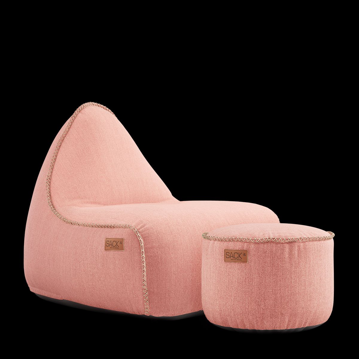 Cobana Lounge Chair & Pouf